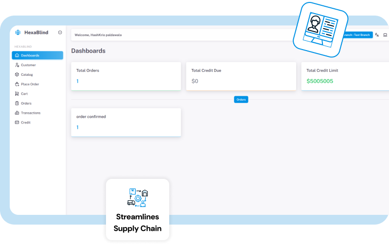 real time vendor portal